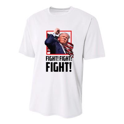 Donald Trump Fight Fighting Fighters Supporters Americans 2024 Youth Performance Sprint T-Shirt