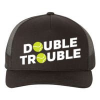 Double Trouble Funny Tennis With Tennis Balls Yupoong Adult 5-Panel Trucker Hat