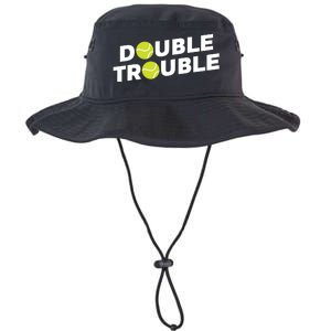 Double Trouble Funny Tennis With Tennis Balls Legacy Cool Fit Booney Bucket Hat