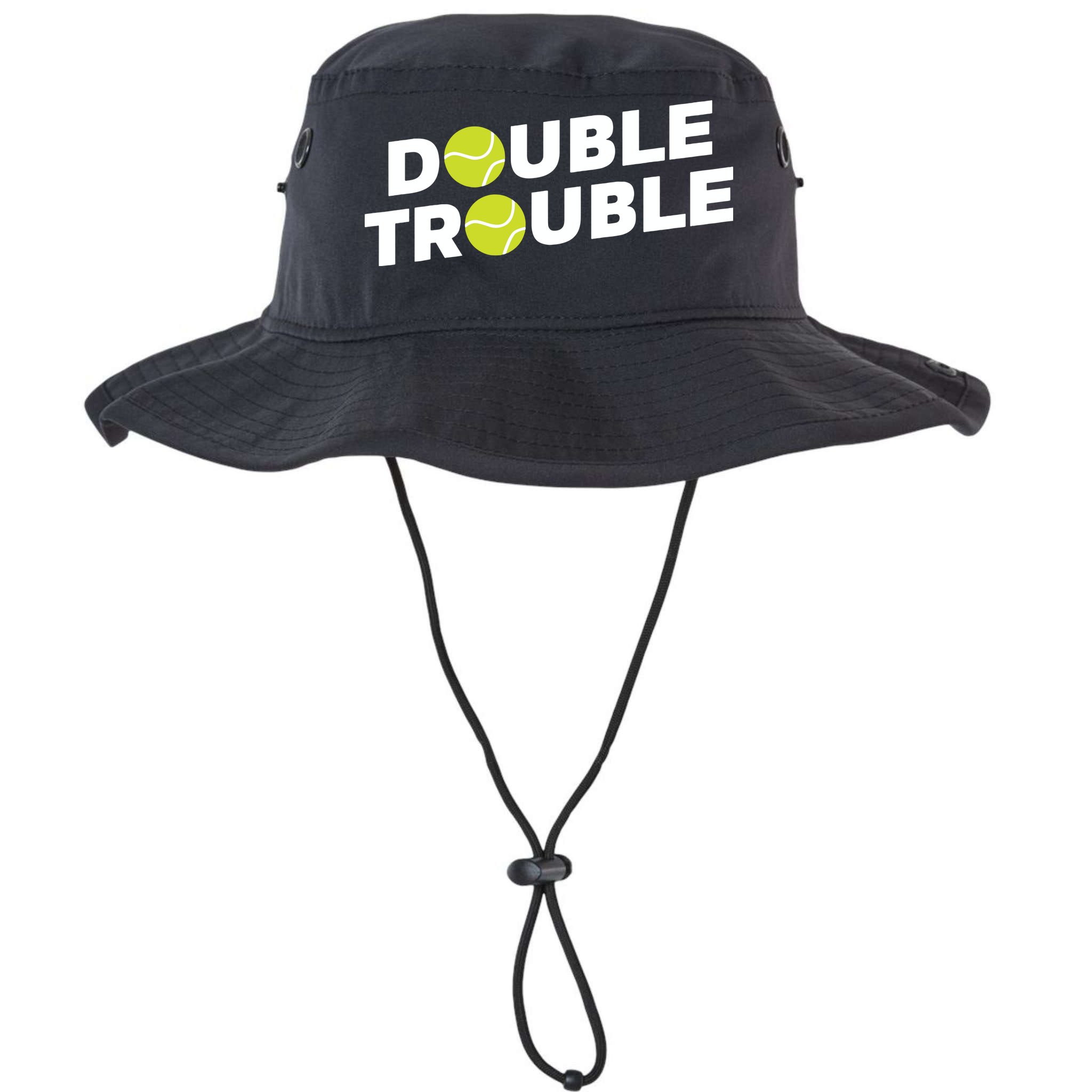Double Trouble Funny Tennis With Tennis Balls Bucket Hat