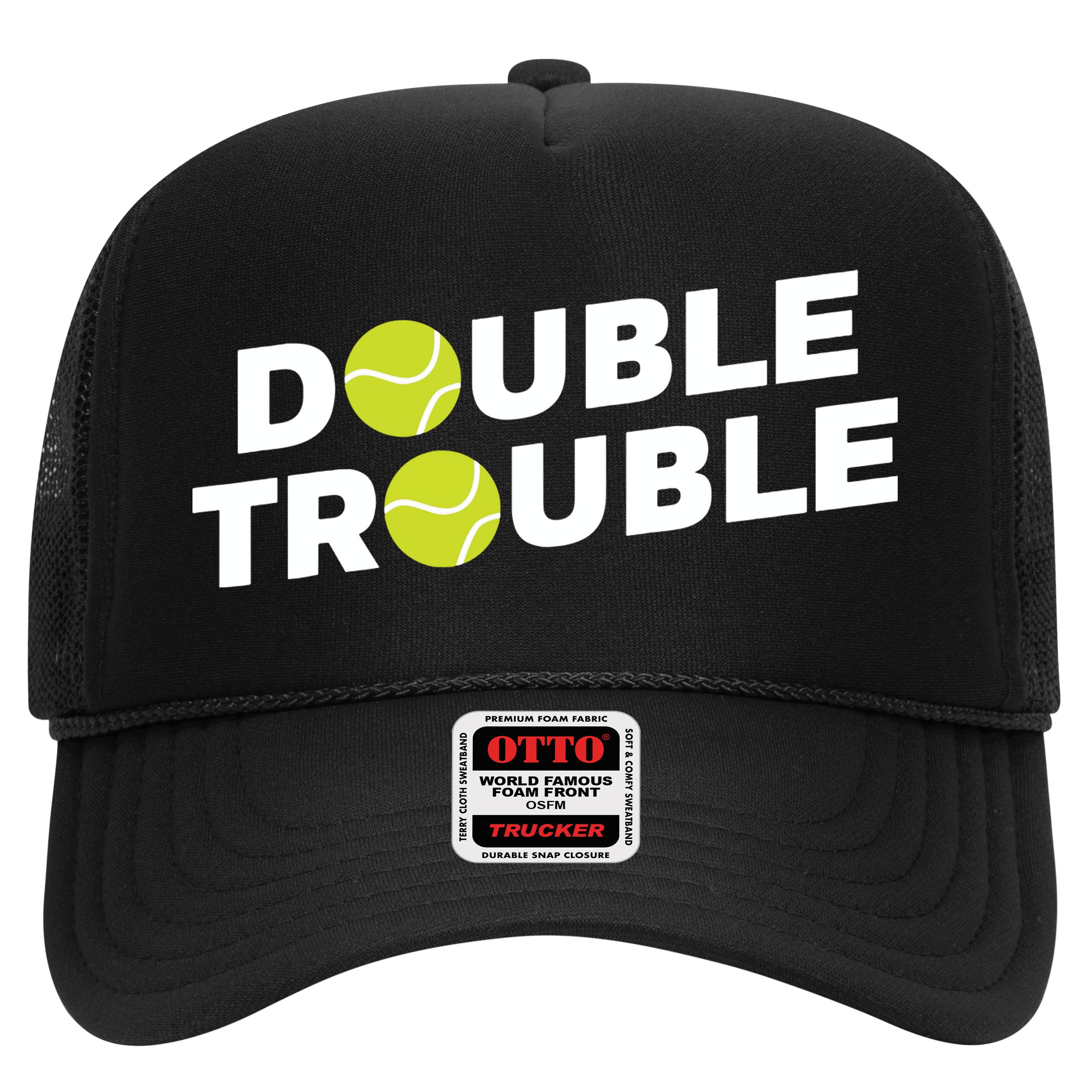 Double Trouble Funny Tennis With Tennis Balls Hat