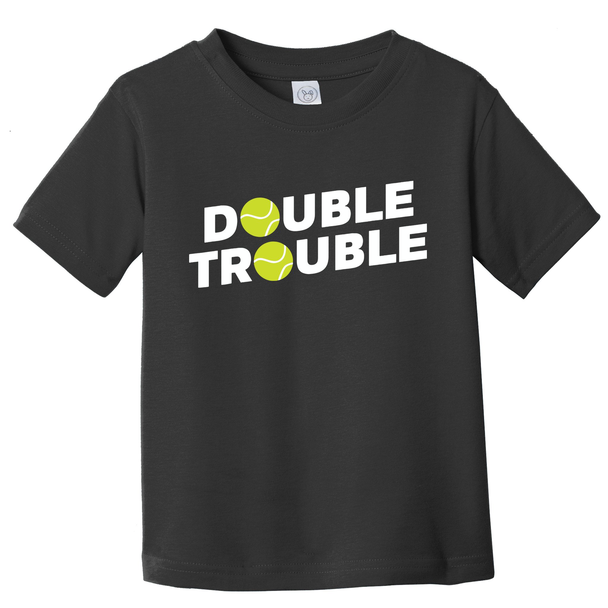 Double Trouble Funny Tennis With Tennis Balls Toddler T-Shirt