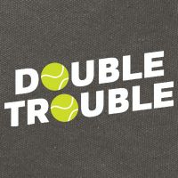 Double Trouble Funny Tennis With Tennis Balls Cotton Canvas Backpack