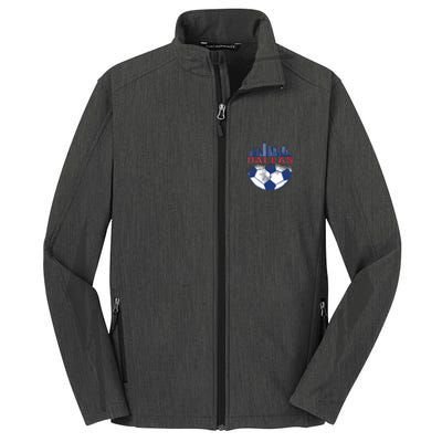 Dallas Texas Fan Fc Core Soft Shell Jacket