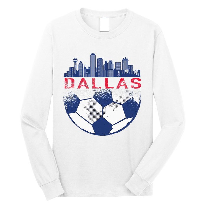 Dallas Texas Fan Fc Long Sleeve Shirt