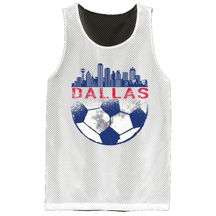 Dallas Texas Fan Fc Mesh Reversible Basketball Jersey Tank