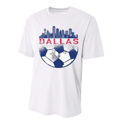 Dallas Texas Fan Fc Performance Sprint T-Shirt