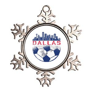 Dallas Texas Fan Fc Metallic Star Ornament