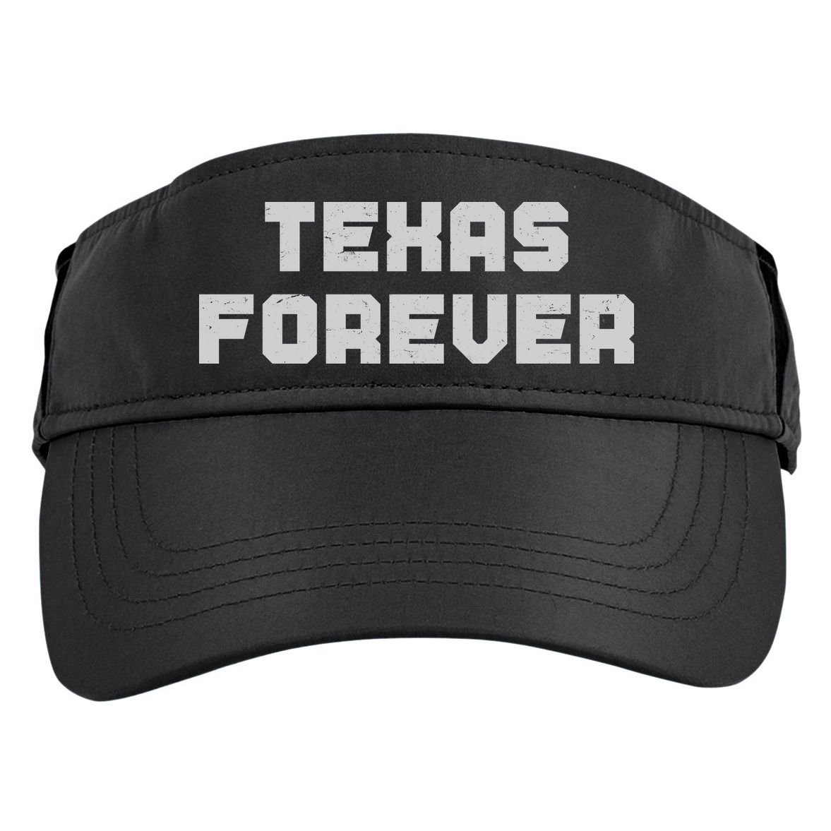 Distressed Texas Forever Adult Drive Performance Visor