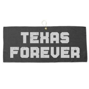 Distressed Texas Forever Large Microfiber Waffle Golf Towel