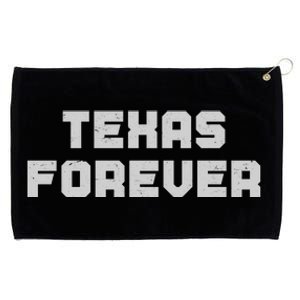 Distressed Texas Forever Grommeted Golf Towel