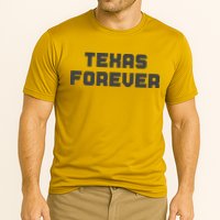 Distressed Texas Forever Cooling Performance Crew T-Shirt