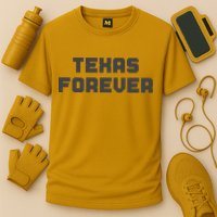 Distressed Texas Forever Cooling Performance Crew T-Shirt