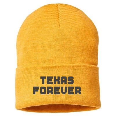 Distressed Texas Forever Sustainable Knit Beanie