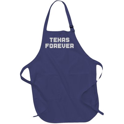 Distressed Texas Forever Full-Length Apron With Pockets