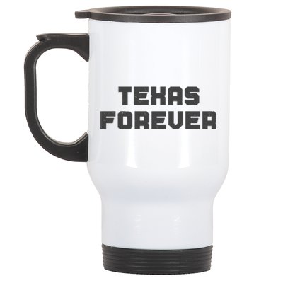 Distressed Texas Forever Stainless Steel Travel Mug