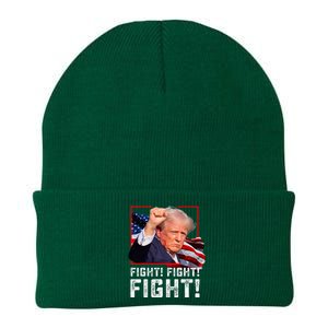 Donald Trump Fight Fighting Fighters Supporters Americans Knit Cap Winter Beanie