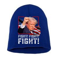 Donald Trump Fight Fighting Fighters Supporters Americans Short Acrylic Beanie