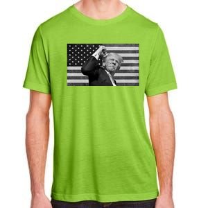 Donald Trump Fight Freedom Usa Flag Adult ChromaSoft Performance T-Shirt