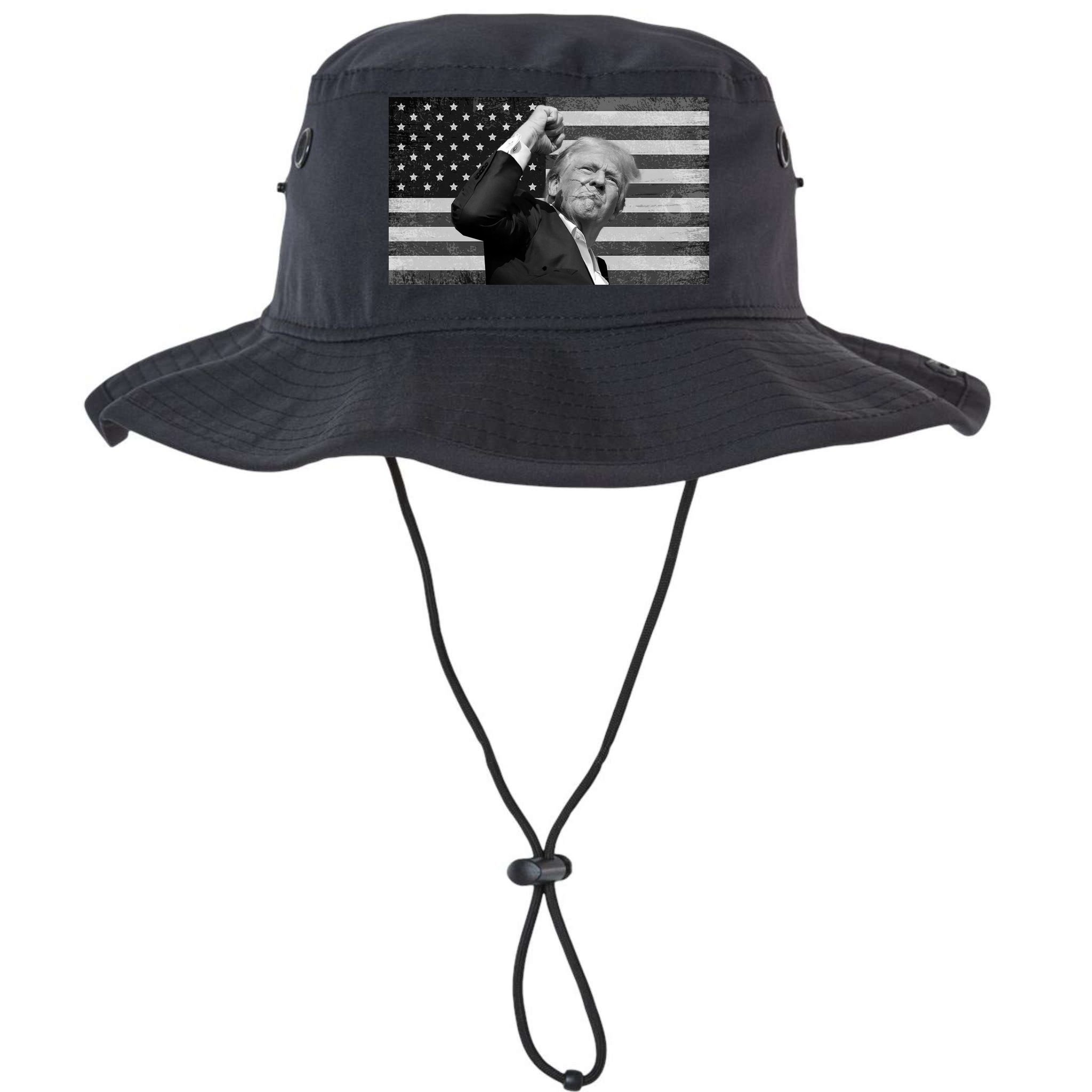 Donald Trump Fight Freedom Usa Flag Bucket Hat