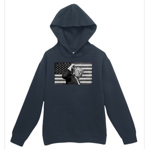 Donald Trump Fight Freedom Usa Flag Urban Pullover Hoodie