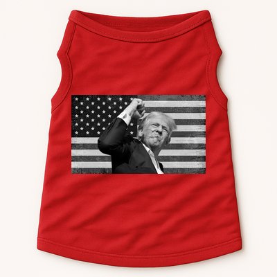 Donald Trump Fight Freedom Usa Flag Doggie Tank