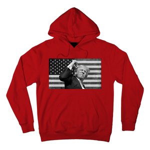 Donald Trump Fight Freedom Usa Flag Hoodie