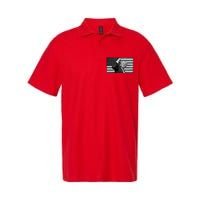 Donald Trump Fight Freedom Usa Flag Softstyle Adult Sport Polo