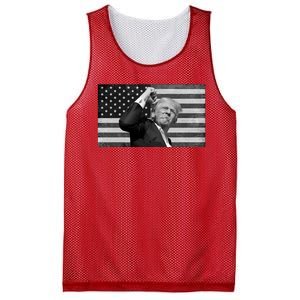 Donald Trump Fight Freedom Usa Flag Mesh Reversible Basketball Jersey Tank