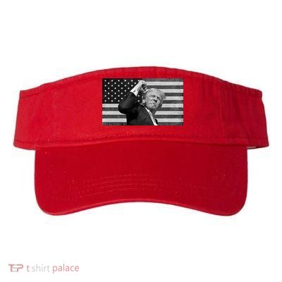 Donald Trump Fight Freedom Usa Flag Valucap Bio-Washed Visor