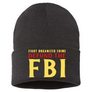 Defund The FBI Conservative Sustainable Knit Beanie