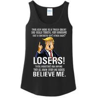 Donald Trump Fathers Day Great Dad Ladies Essential Tank