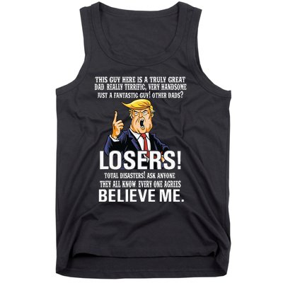 Donald Trump Fathers Day Great Dad Tank Top