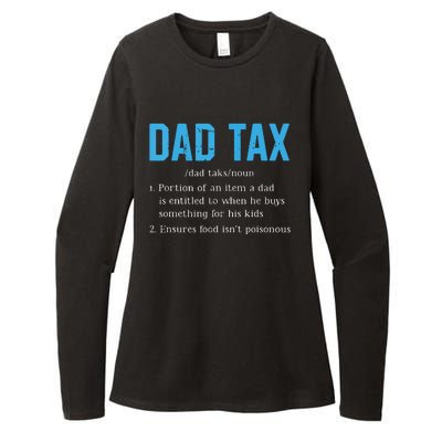 Dad Tax Funny Dad Tax Definition Fathers Day Womens CVC Long Sleeve Shirt