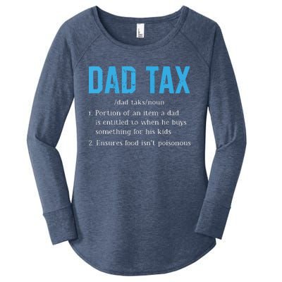 Dad Tax Funny Dad Tax Definition Fathers Day Women's Perfect Tri Tunic Long Sleeve Shirt