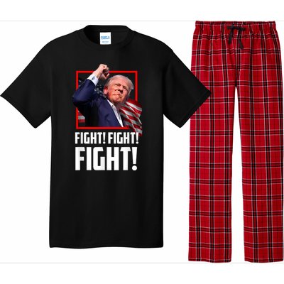 Donald Trump Fight Fighting Fighters Supporters Americans Pajama Set