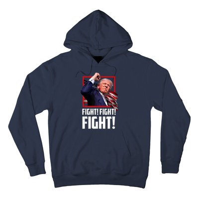 Donald Trump Fight Fighting Fighters Supporters Americans Hoodie