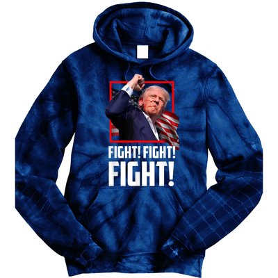 Donald Trump Fight Fighting Fighters Supporters Americans Tie Dye Hoodie