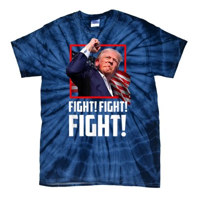 Donald Trump Fight Fighting Fighters Supporters Americans Tie-Dye T-Shirt