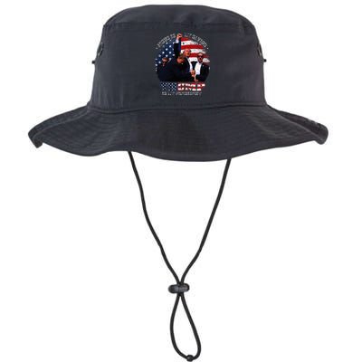 Donald Trump Fight Jesus Is My Savior Trump Is My President Legacy Cool Fit Booney Bucket Hat