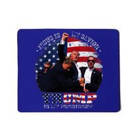 Donald Trump Fight Jesus Is My Savior Trump Is My President Mousepad