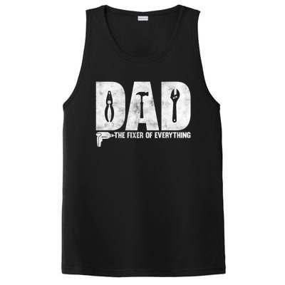 Dad The Fixer Of Everything Funny FatherS Day Dads Saying PosiCharge Competitor Tank