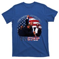 Donald Trump Fight Fist Shot 2024 God Bless President Trump T-Shirt