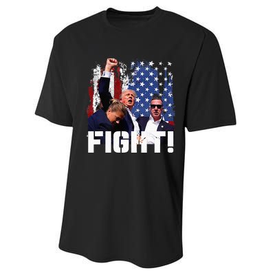 Donald Trump Fist Pump Performance Sprint T-Shirt