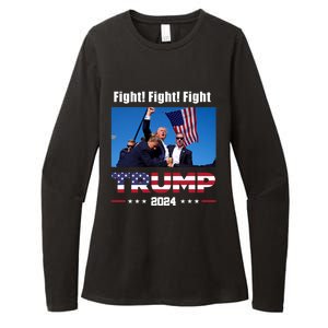 Donald Trump Fight Fighting Fighters Supporters Americans Womens CVC Long Sleeve Shirt