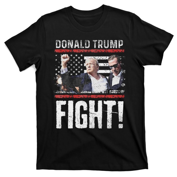 Donald Trump Fist American Flagtee Trump Fight T-Shirt