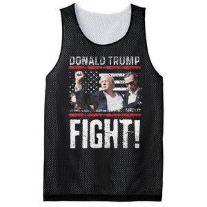 Donald Trump Fist American Flagtee Trump Fight Mesh Reversible Basketball Jersey Tank