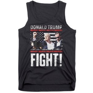 Donald Trump Fist American Flagtee Trump Fight Tank Top