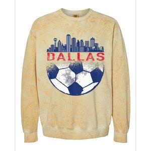 Dallas Texas Fan Fc Colorblast Crewneck Sweatshirt