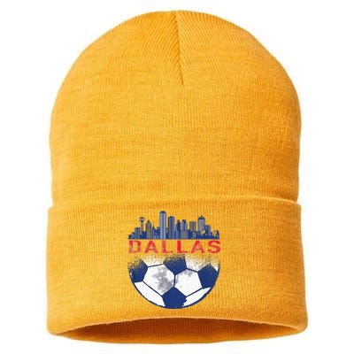 Dallas Texas Fan Fc Sustainable Knit Beanie